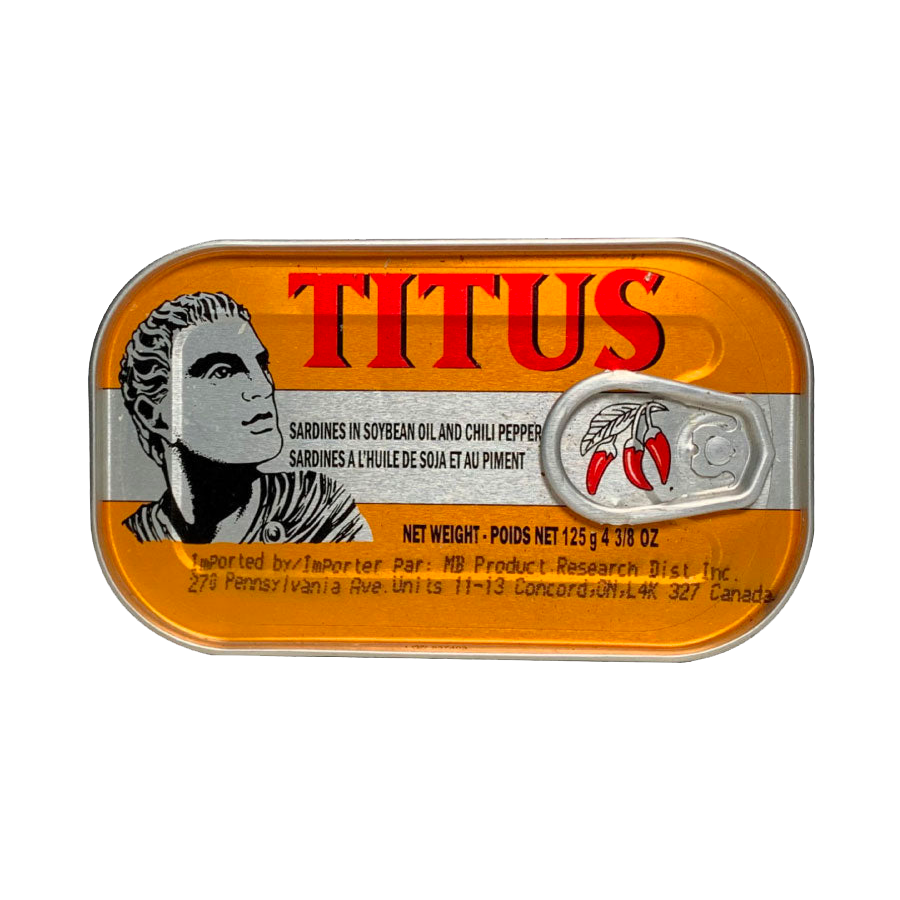 Titus Sardines Chili 125g