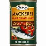 Grace Mackerel In Tomato Sauce 155g with Chili